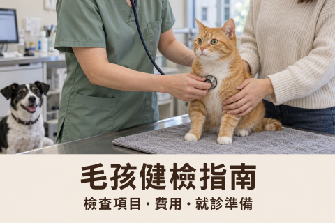寵物健檢怎麼做？狗貓與特殊寵物健檢項目與費用一次看懂